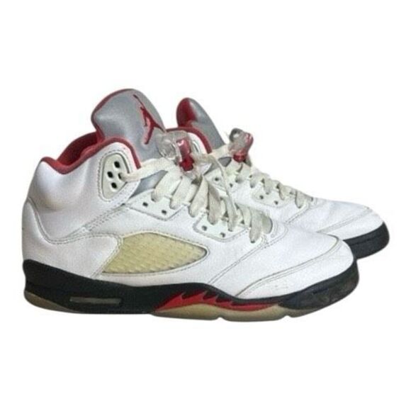 Nike Jordan 5 Size 6Y Retro Fire Red Air Mid Top Reflective Authentic Men Youth main image 10